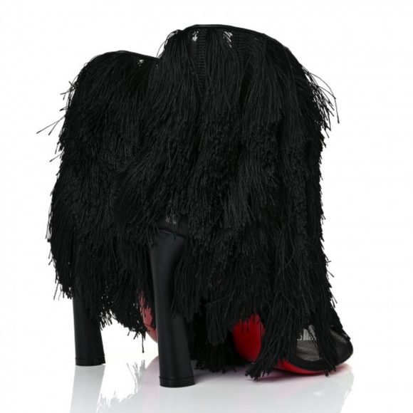 NIB $1995 Christian Louboutin Zaza peeptoe bootie - Picture 4 of 13